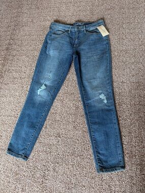 Universal Thread Women's Skinny Distressed Blue Jeans